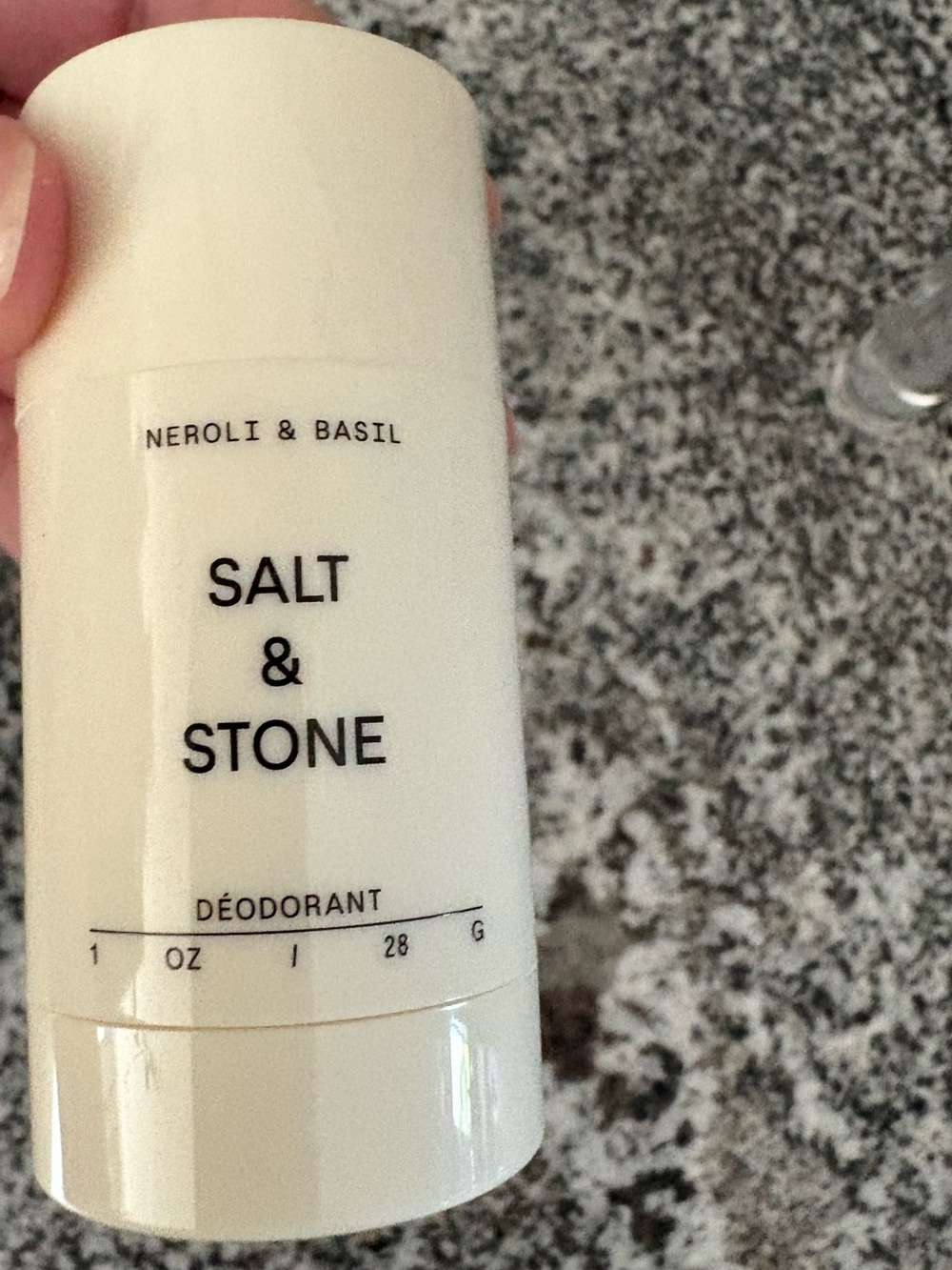 Salt and Stone travel deodorant